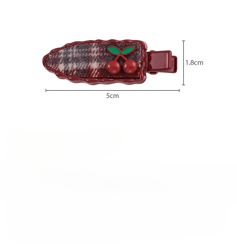 Agrafă de Păr cu Model Cireșe Dulci