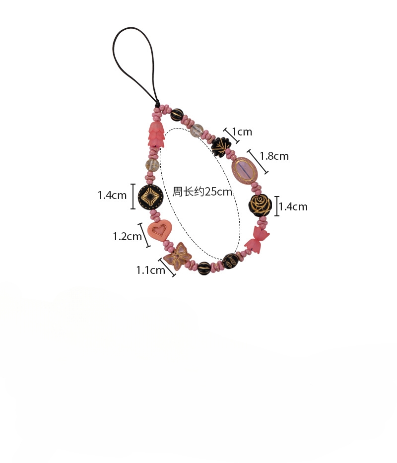 إكسسوارات سوار الهاتف والبراسليت بالخرز