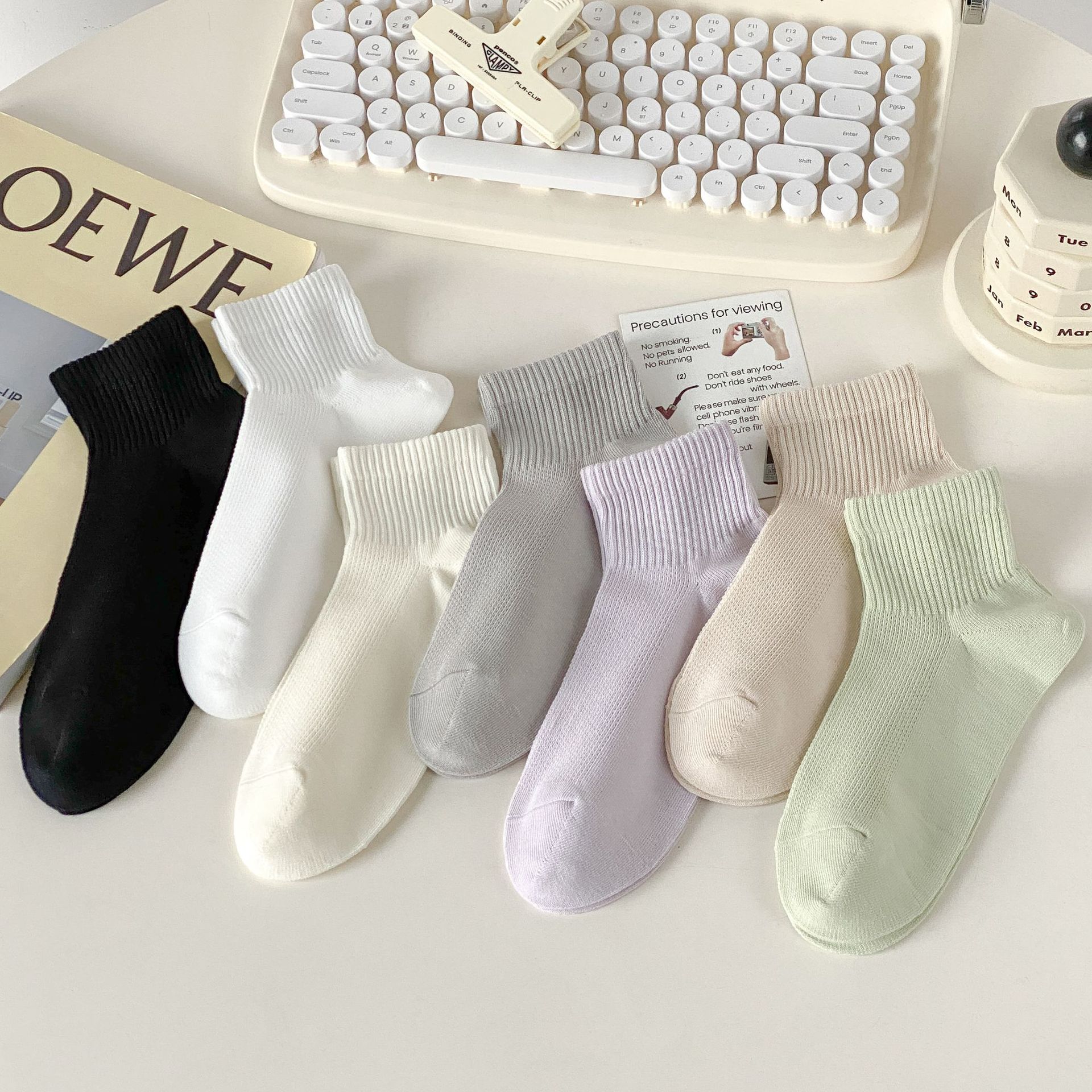 جوارب نسائية قطن شبكة صيف