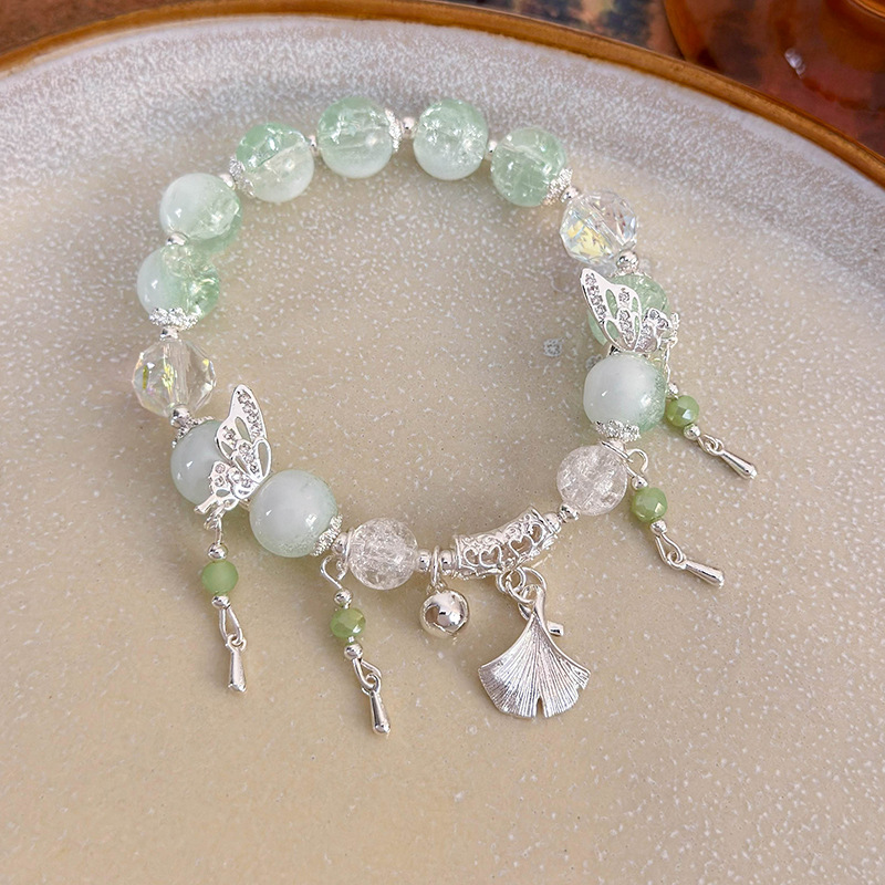 나비 크리스탈 팔찌