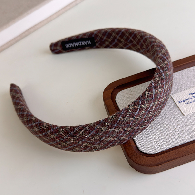 Cinta para el Cabello de Mujer a Cuadros