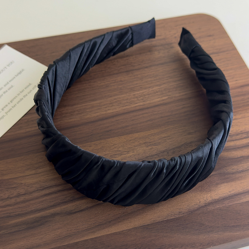 Banda de Păr Plisată din Satin