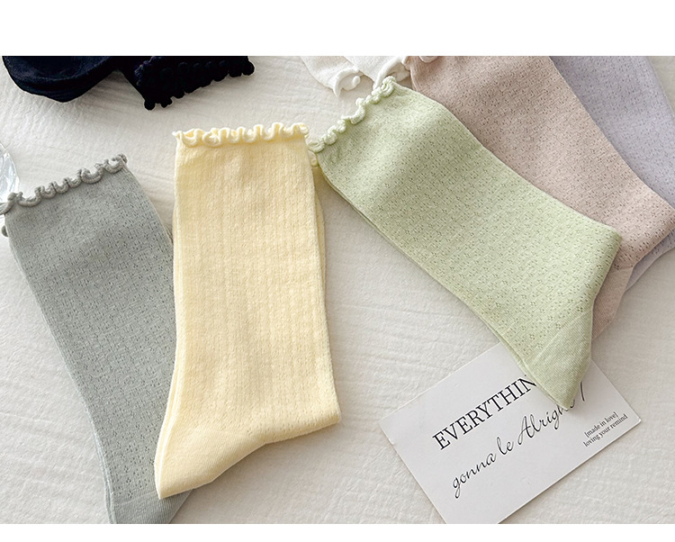 Meias Scrunch de Malha Sem Costura