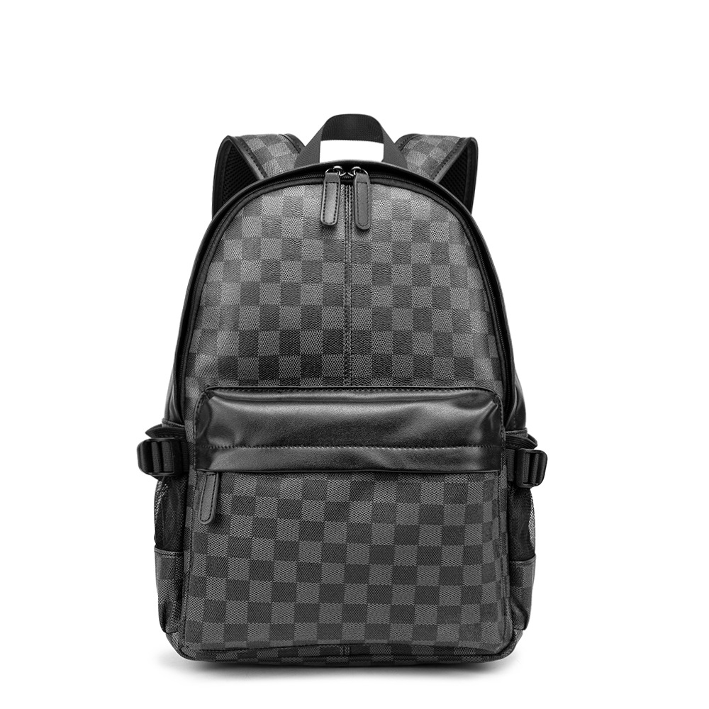 Plaid Backpack for Men