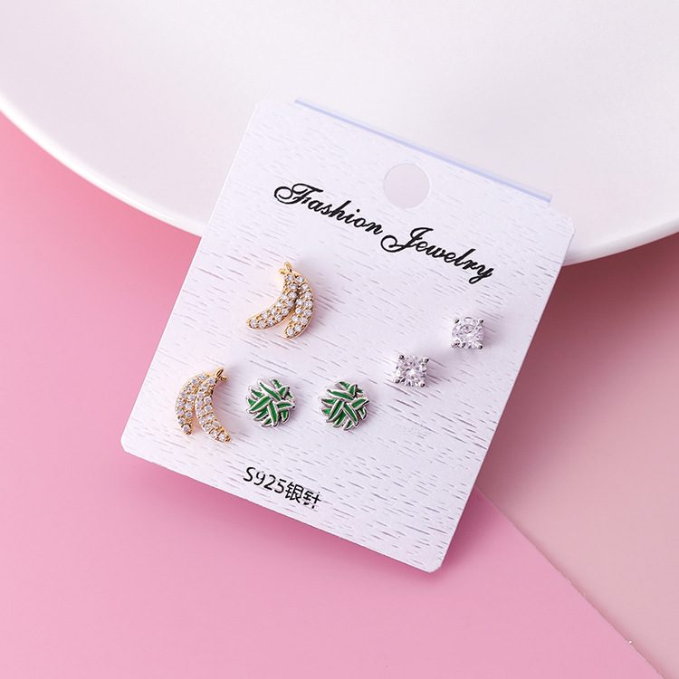 أقراط مثبتة فضة 925