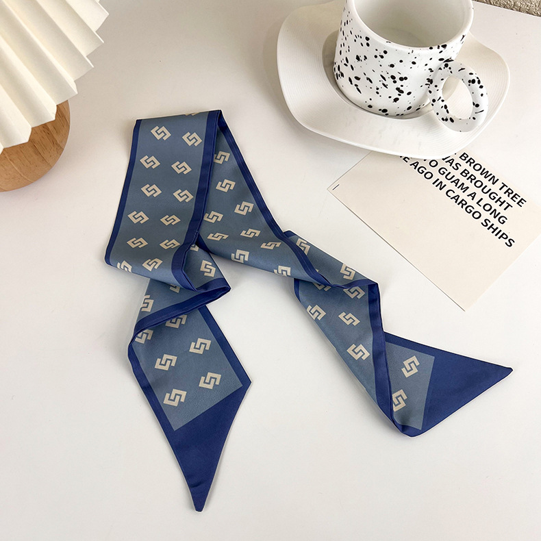 Pañuelo para el Cabello Azul