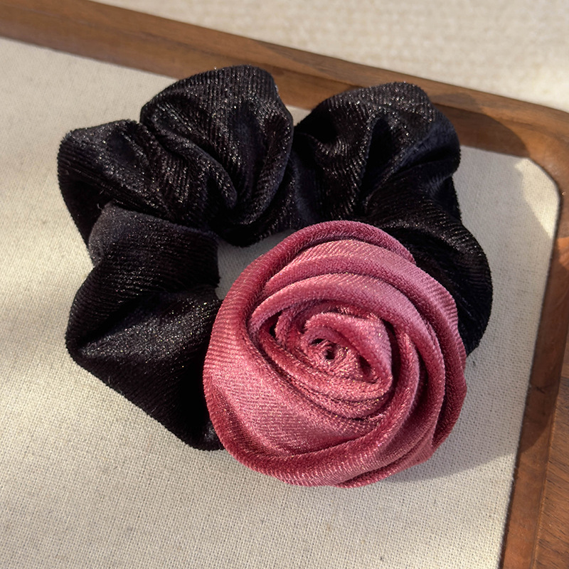Velvet Rose Scrunchie