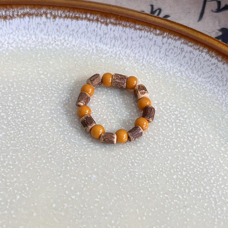 Wood Bead Ring