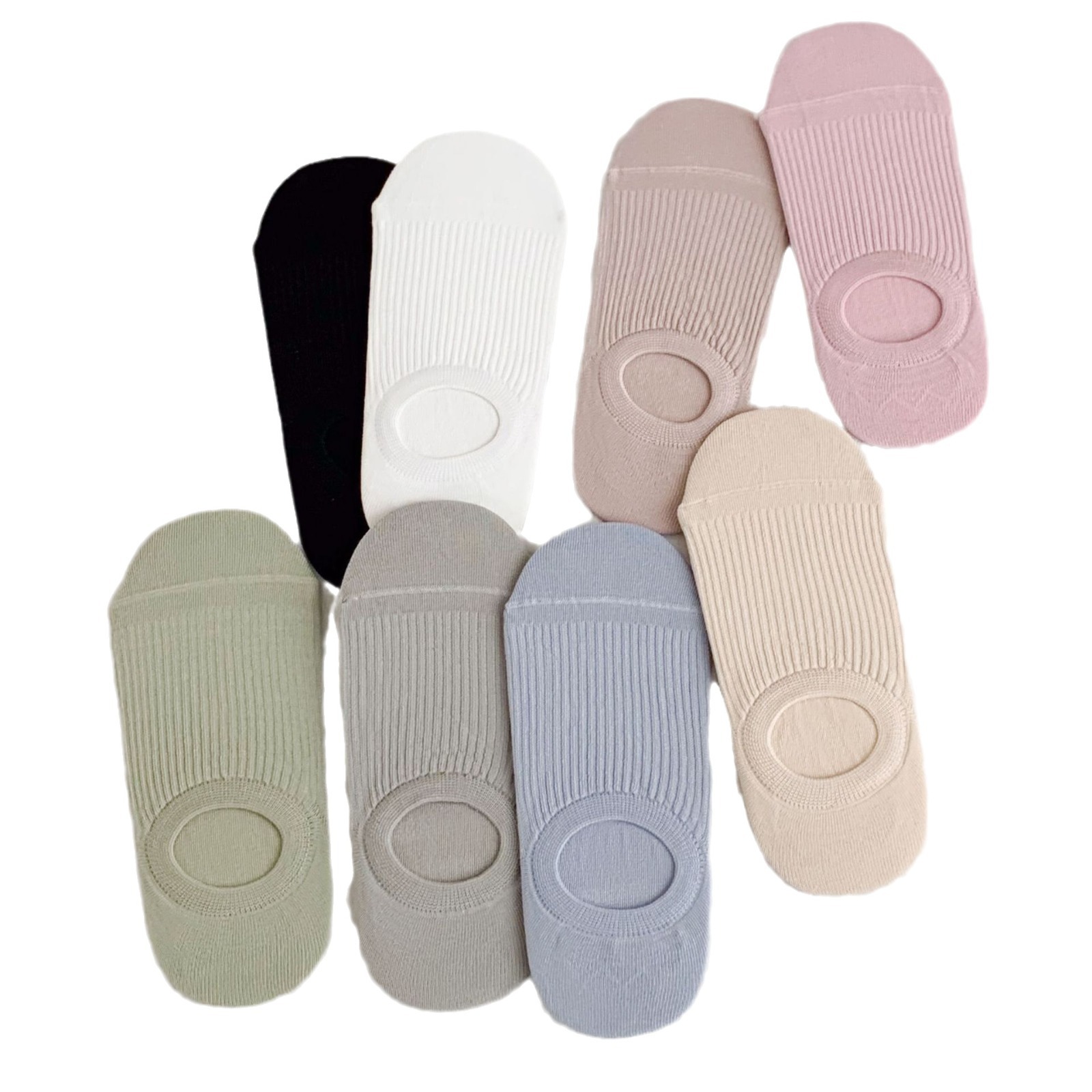 ถุงเท้าผ้าฝ้ายไร้รอยต่อมองไม่เห็น