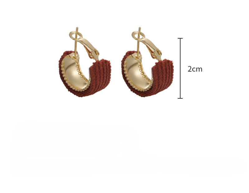 Геометрические Ретро Корейские Серьги