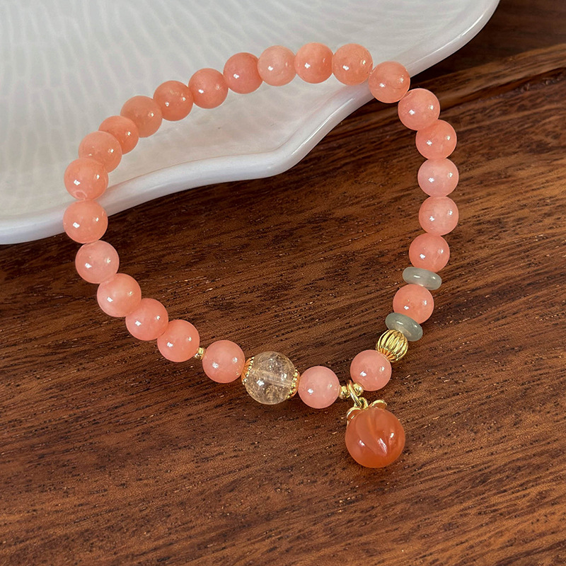 Bracciale con Pendente Pesca e Ametista