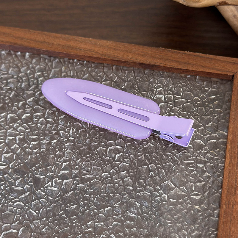 Barrettes Bec de Canard Couleur Gel Mat