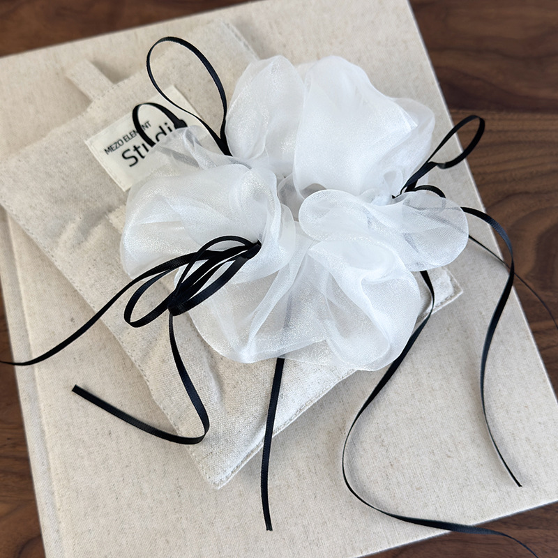 オーガンザリボンボウスクランチー