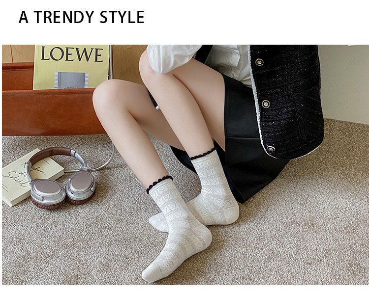 Meias 3/4 Coração para Mulher