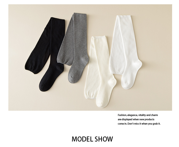 Meias Femininas Acima do Joelho Sem Costura