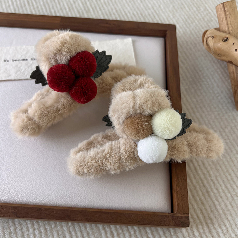 Agrafă pentru Păr Vintage cu Cireșe