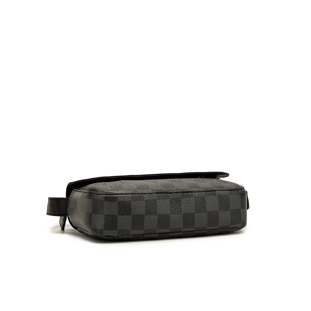 Men's Plaid Crossbody Bag