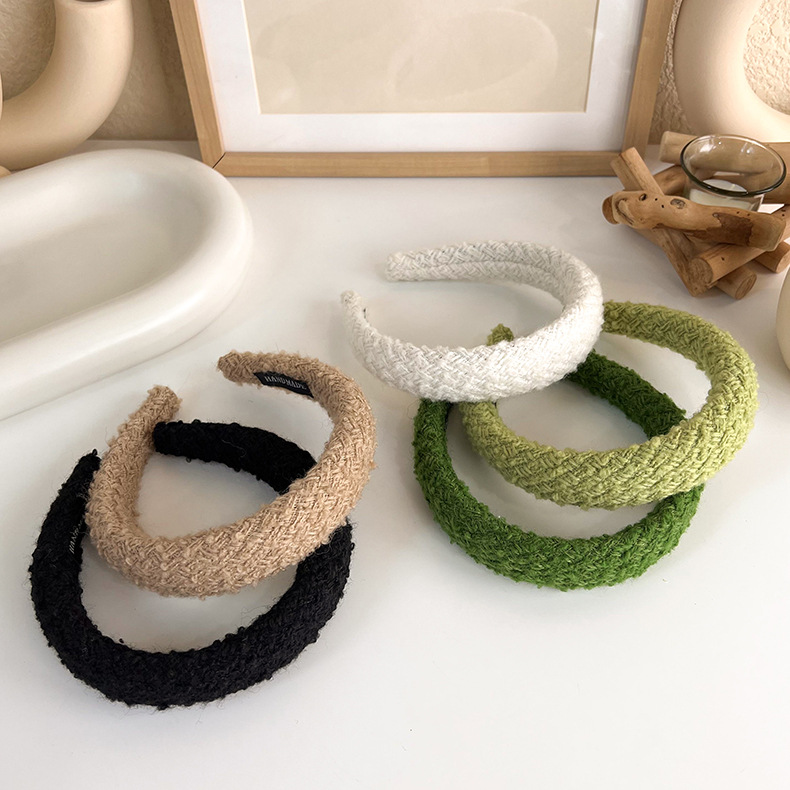 Cinta para el Cabello Tejida de Banda Ancha