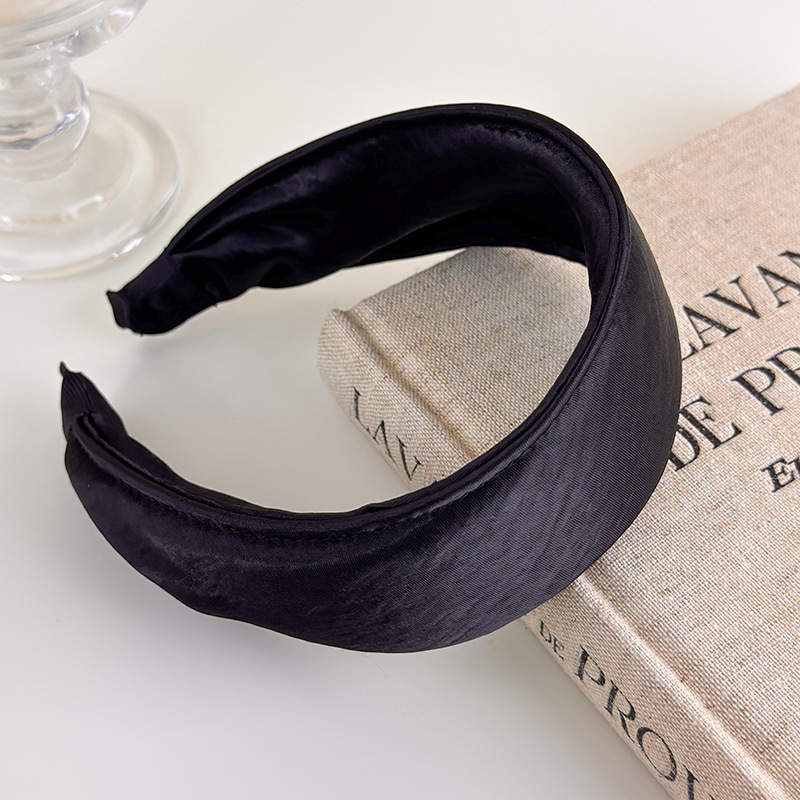 Cinta para el Cabello Negra de Punto