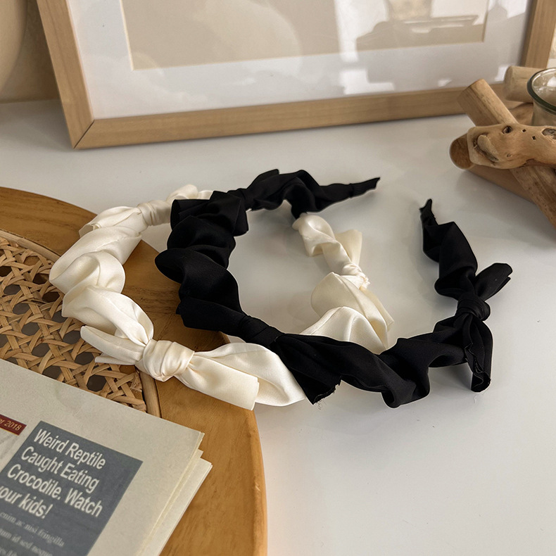 Cinta para el Cabello con Lazo Negro