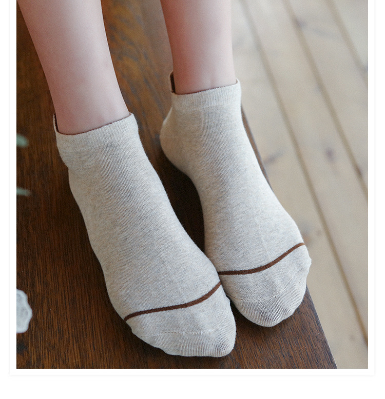 Dámské Bavlněné Lodičkové Ponožky