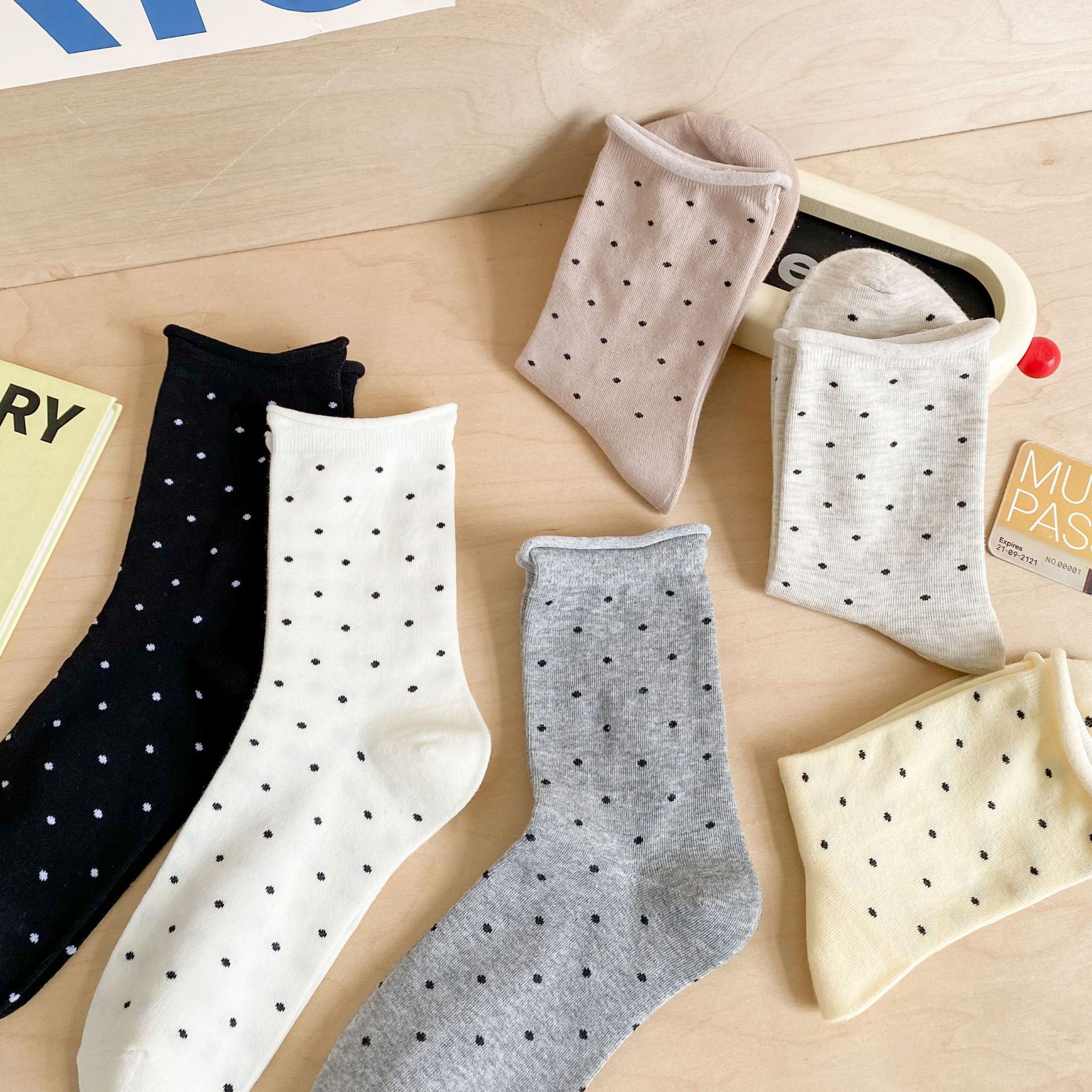 Meias de Bolinhas para Mulher