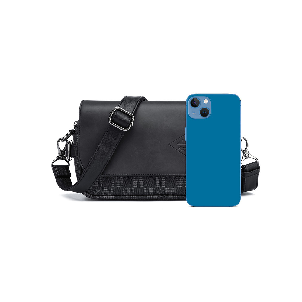 Ruitpatroon PU Schoudertas