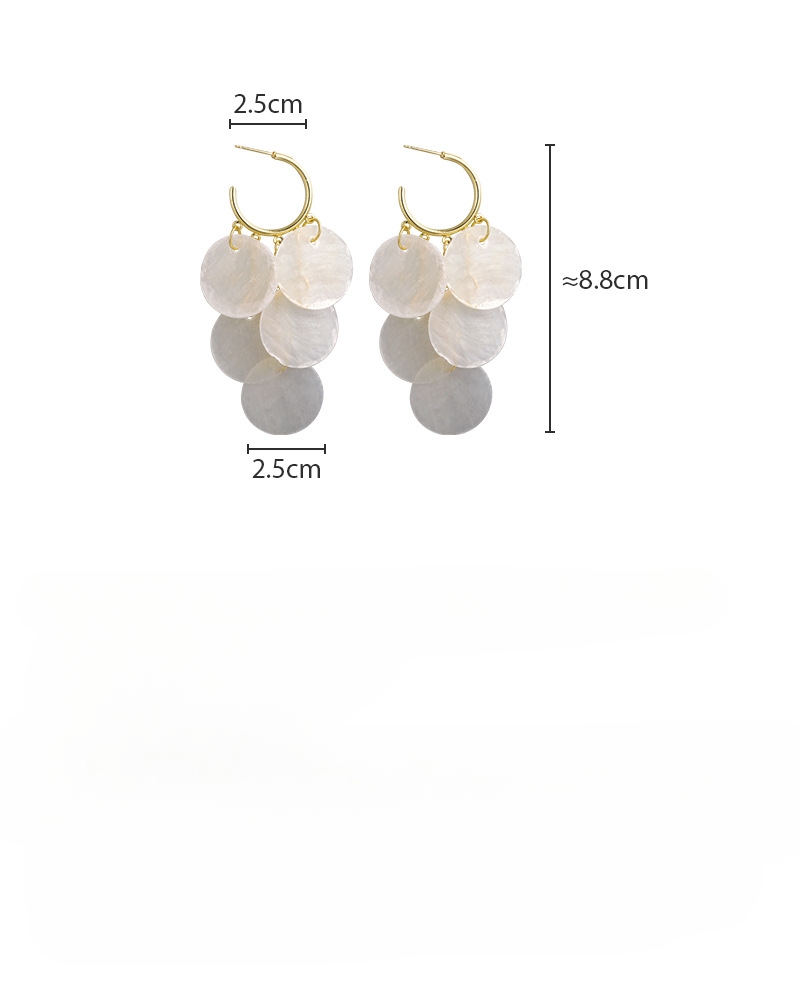 Shell Tassel Earrings