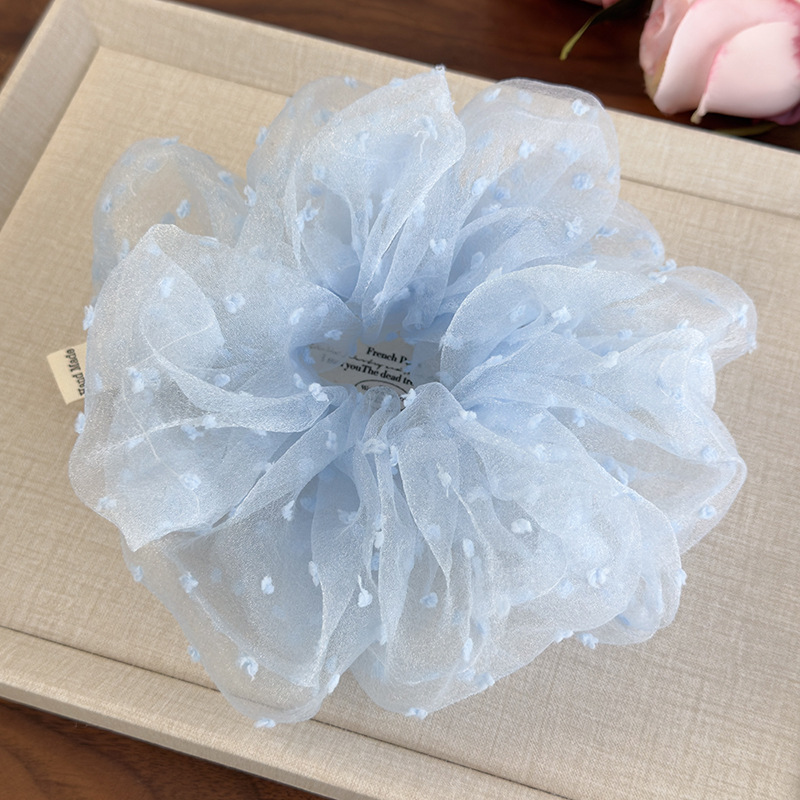 メッシュバブルポルカドットスクランチー