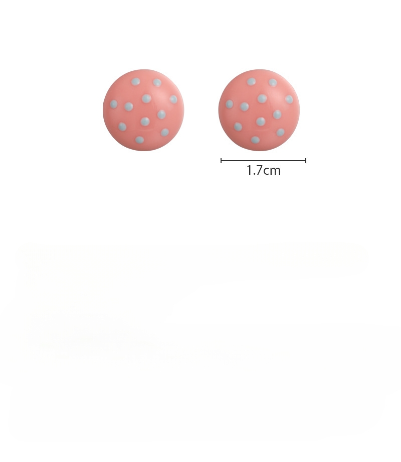 버섯 스터드 귀걸이