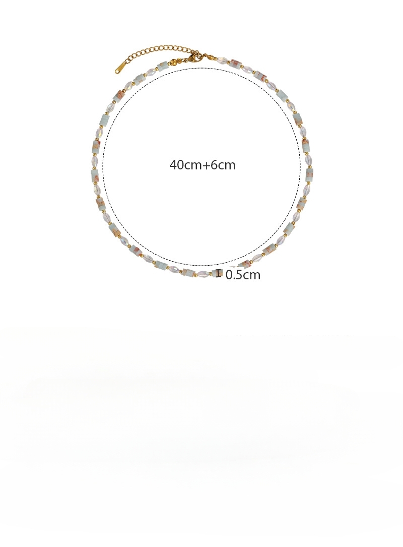 Вінтажне намисто з кришталевими намистинами