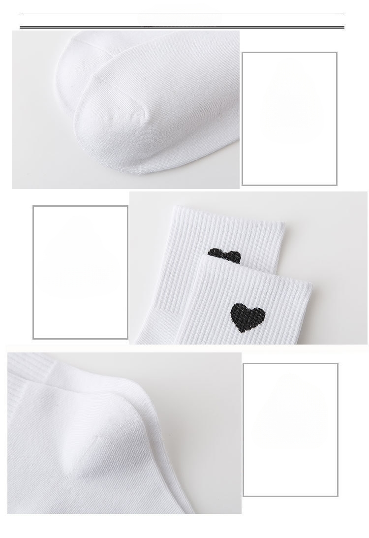 Meias Femininas Meia-Altura Algodão