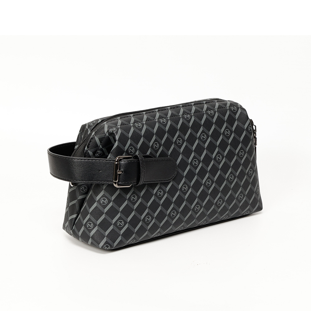 Erkek Puantiyeli Yumuşak Deri Clutch Çanta