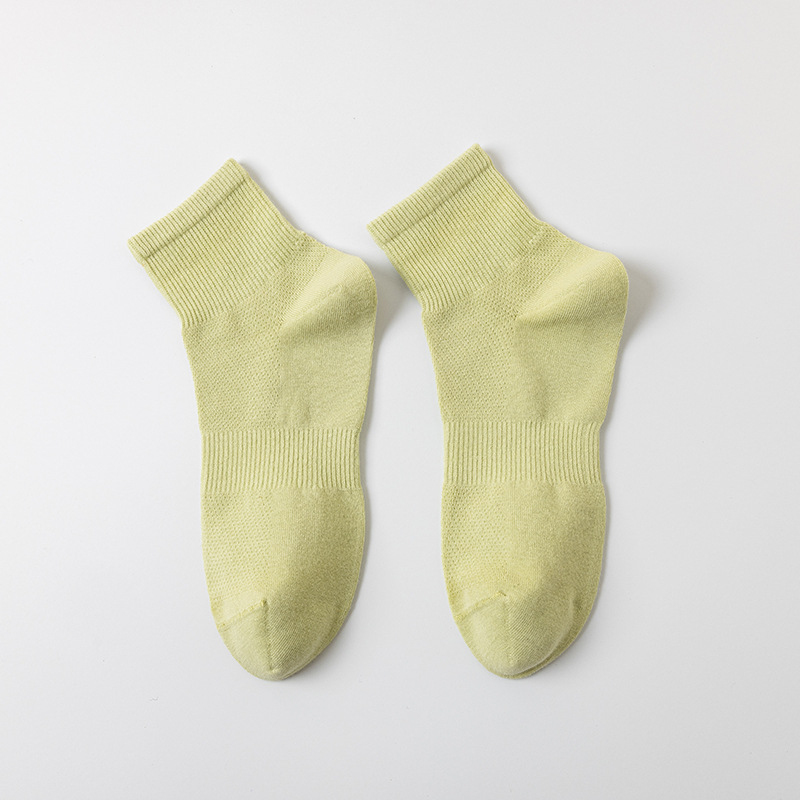 Meias Cano Médio de Algodão Anti-Pilling para Mulheres