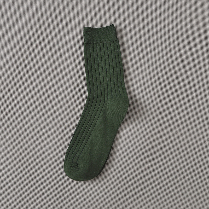 ถุงเท้าธุรกิจชายผ้าฝ้าย