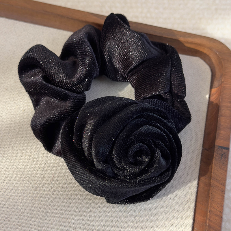 Velvet Rose Scrunchie