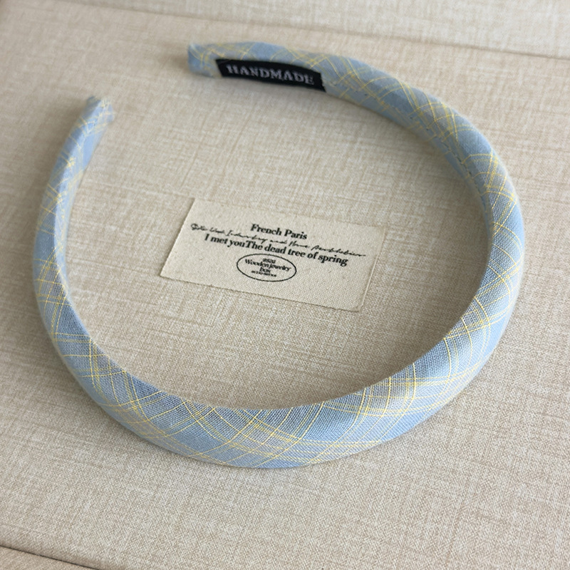 Cinta para el Cabello de Cuadros Pastel