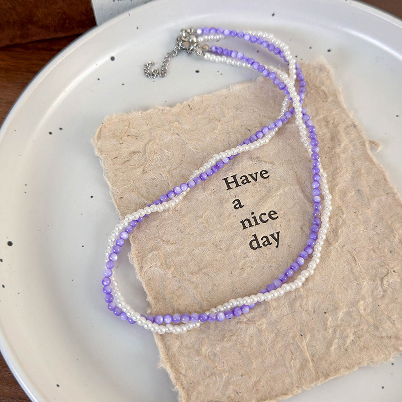 Kleurrijke Kralen Parelketting