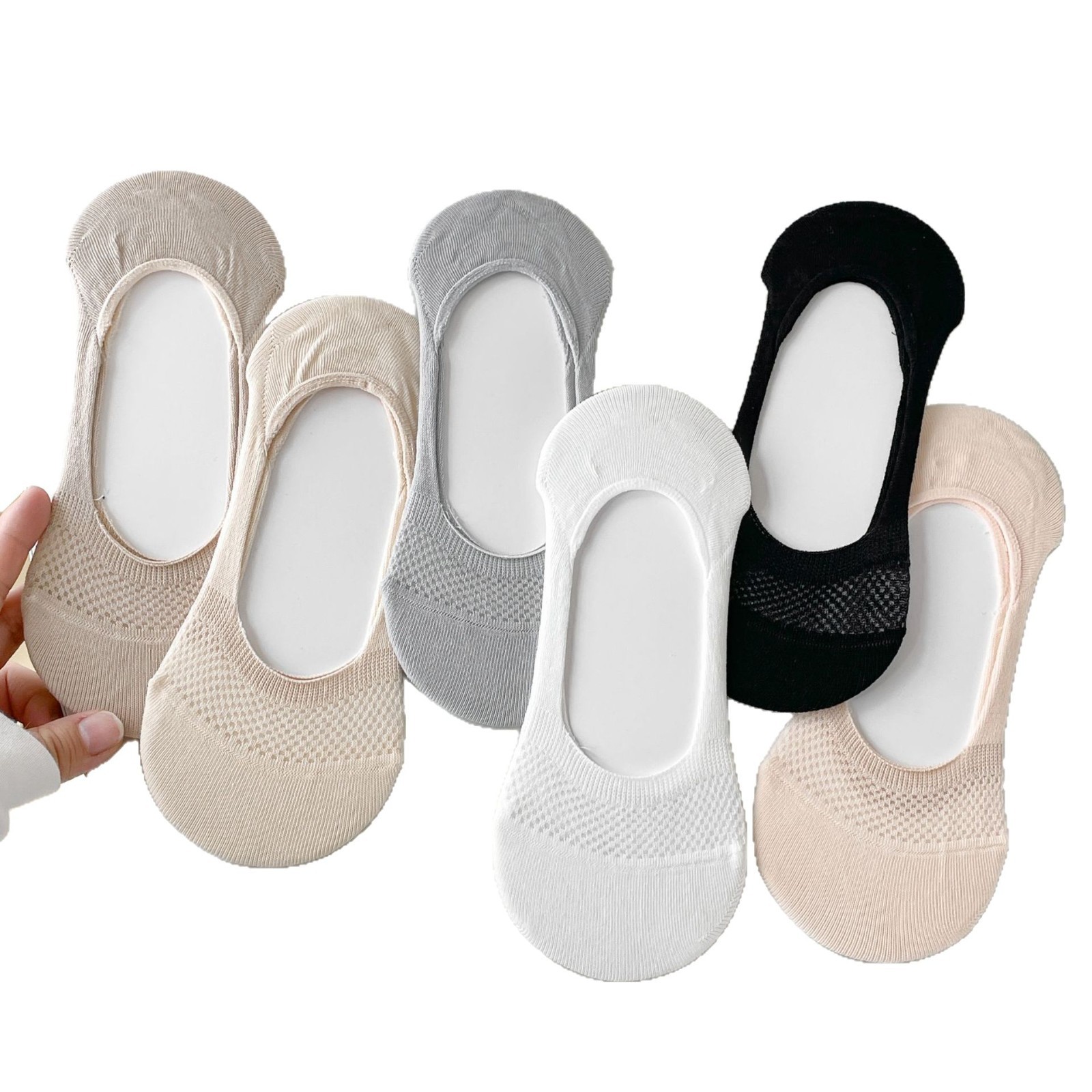 ถุงเท้าผู้หญิง Low-Cut ไร้รอยต่อ