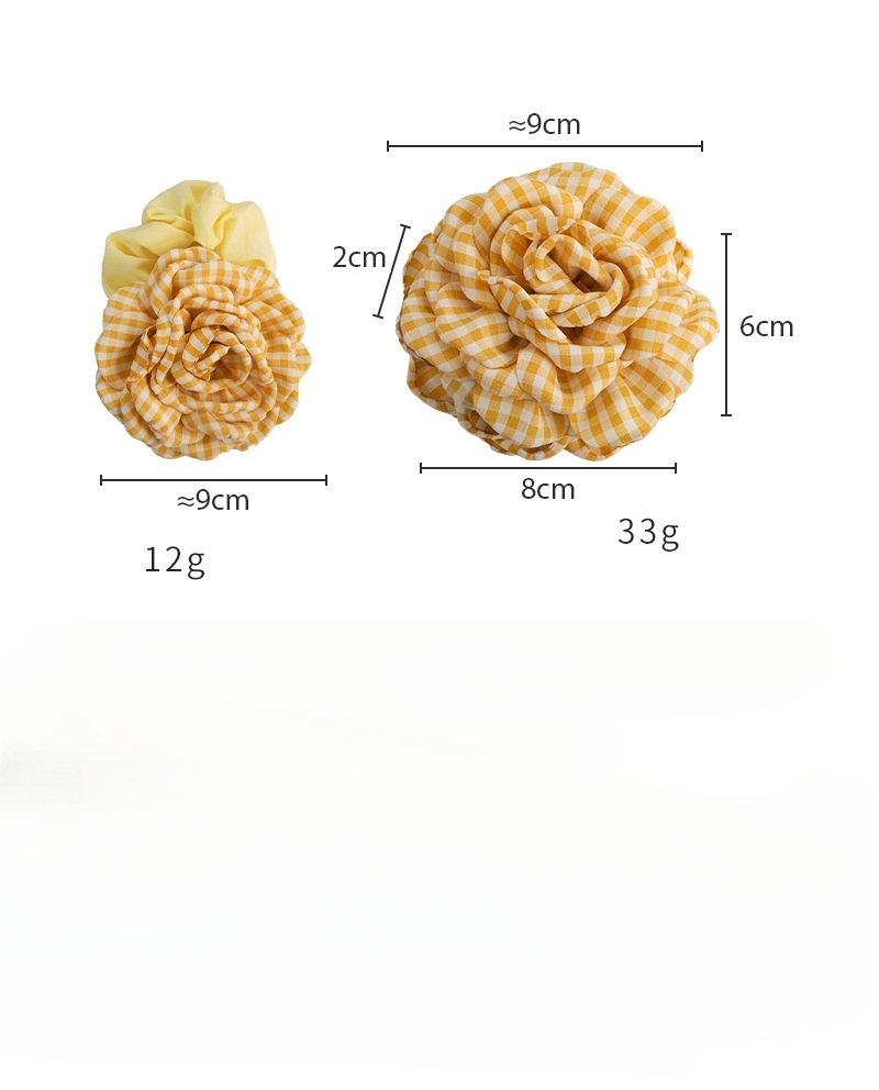 Floral Hair Clips and Scrunchies