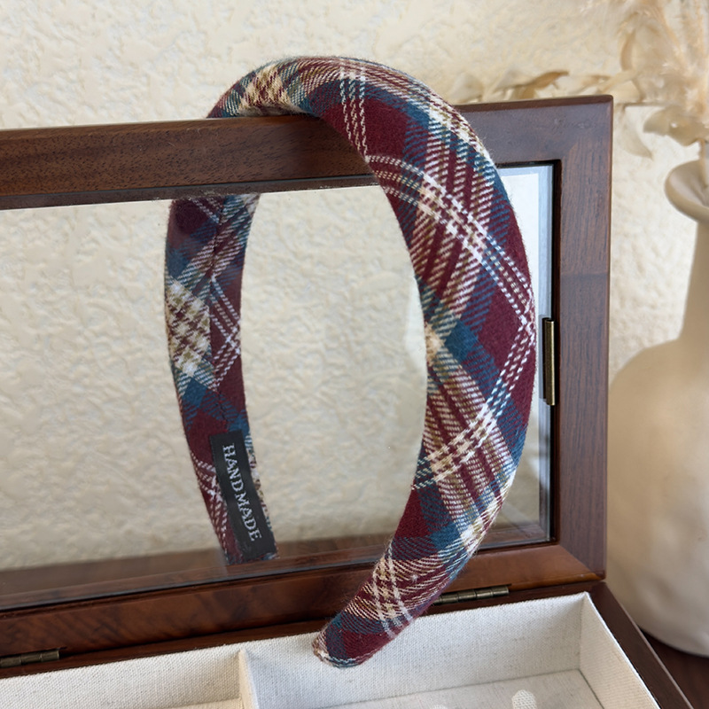 Diadema Preppy de Cuadros