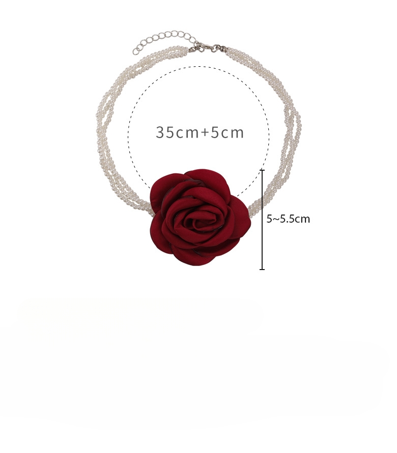 Multi-Layer Pearl Choker Necklace