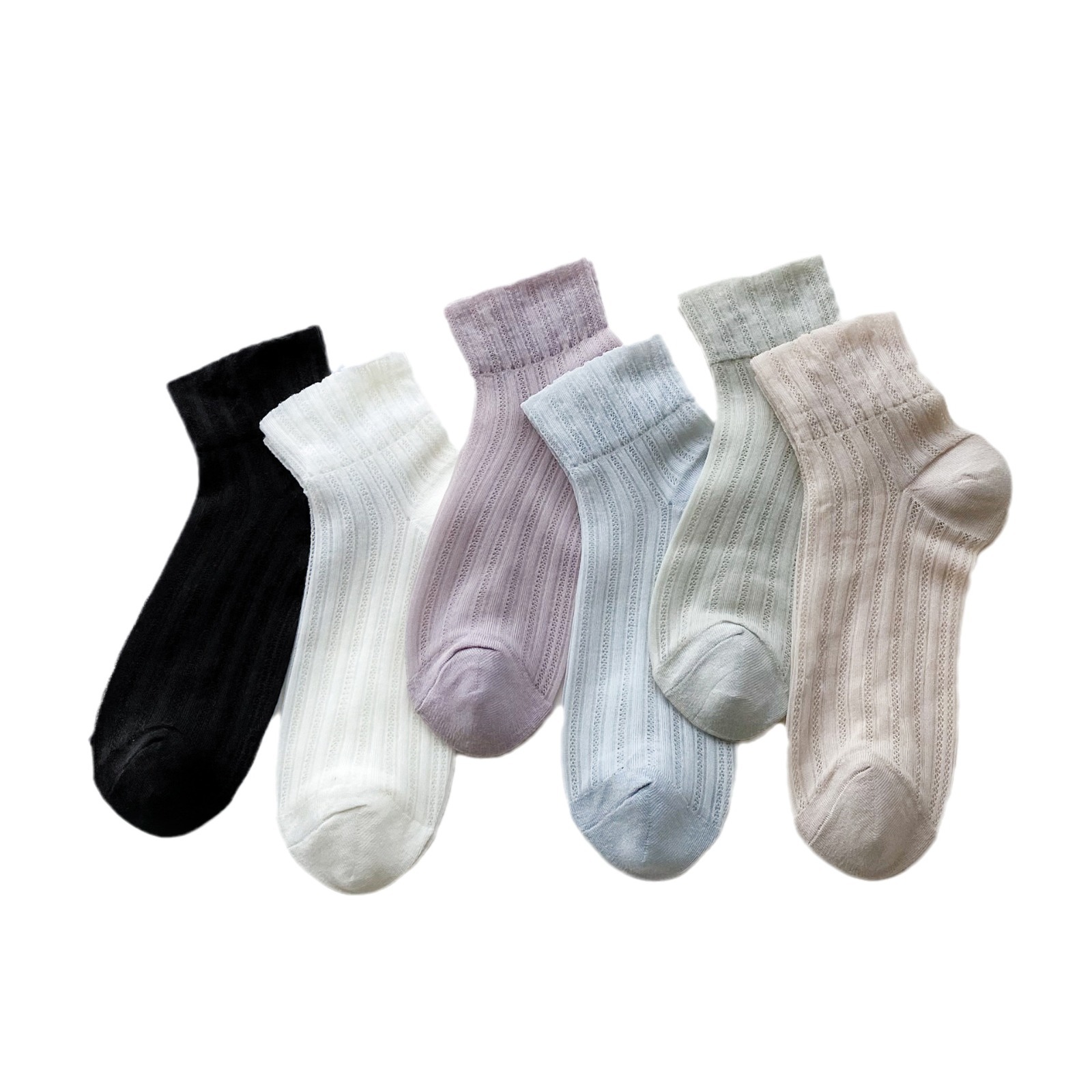 ถุงเท้าไม่โผล่ผ้าฝ้ายผู้หญิง