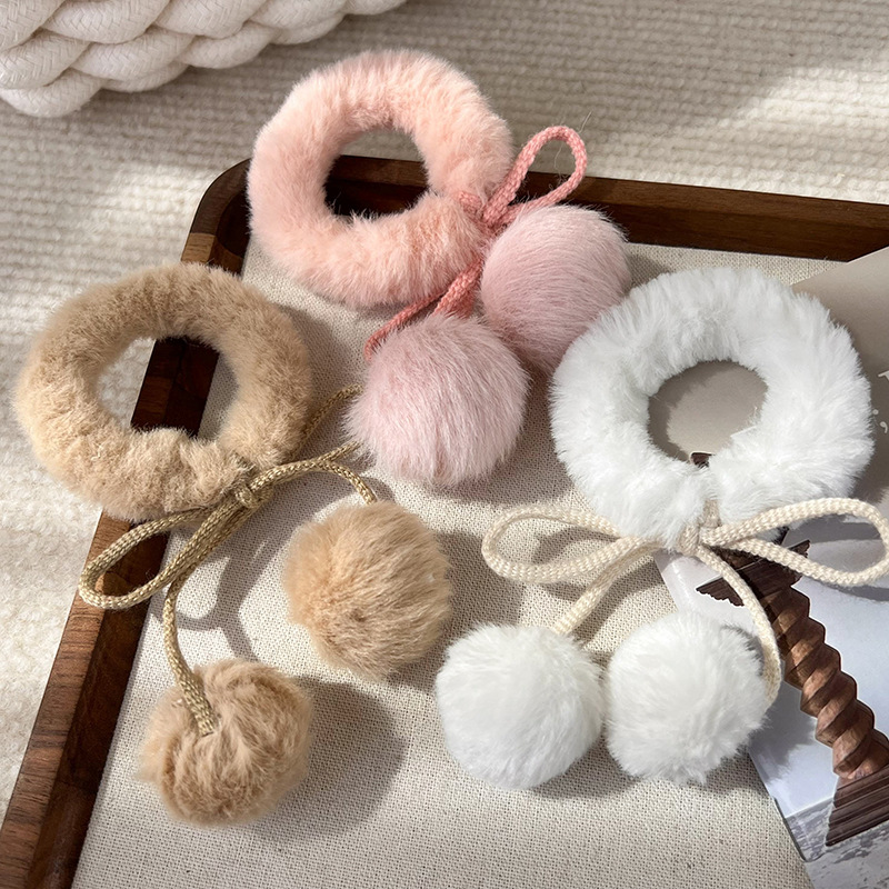 Gumki do Włosów Wiśniowy Róż