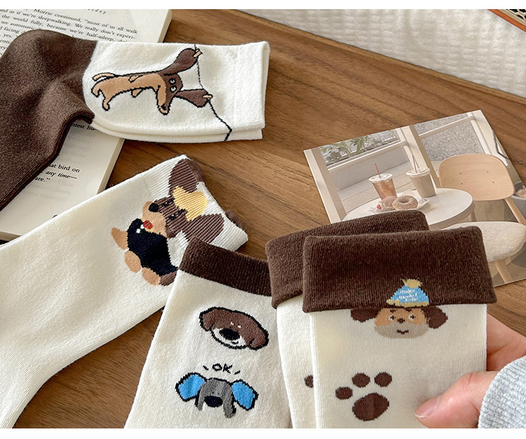 Meias Mid-Crew Femininas