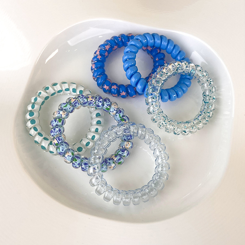 스파이럴 헤어 타이