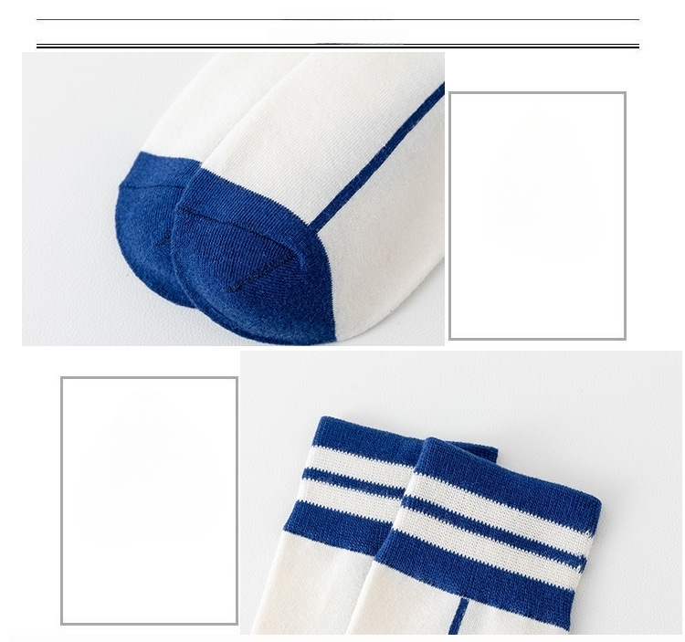 Meias Mid-Calf com Letras