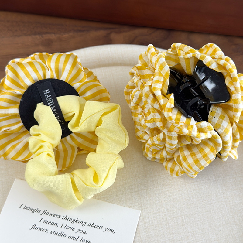 Floral Hair Clips and Scrunchies