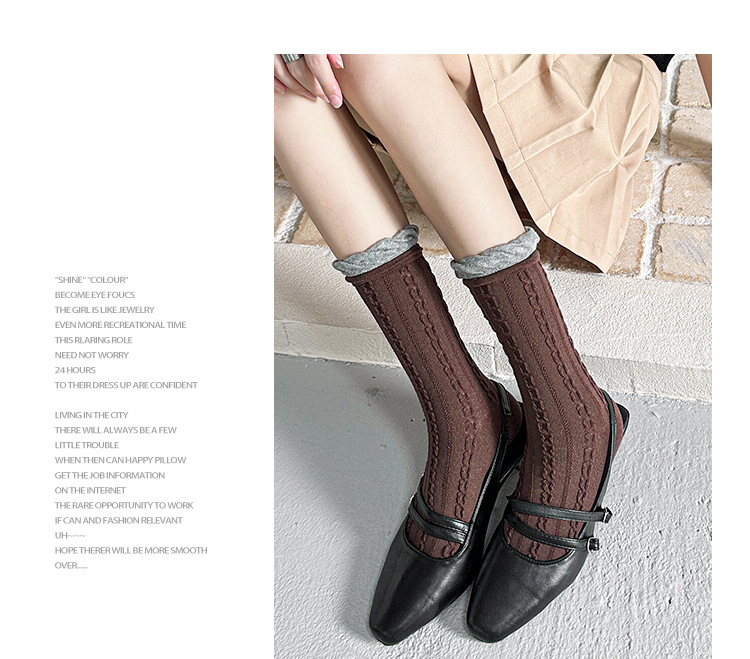 Žebrované podkolenky