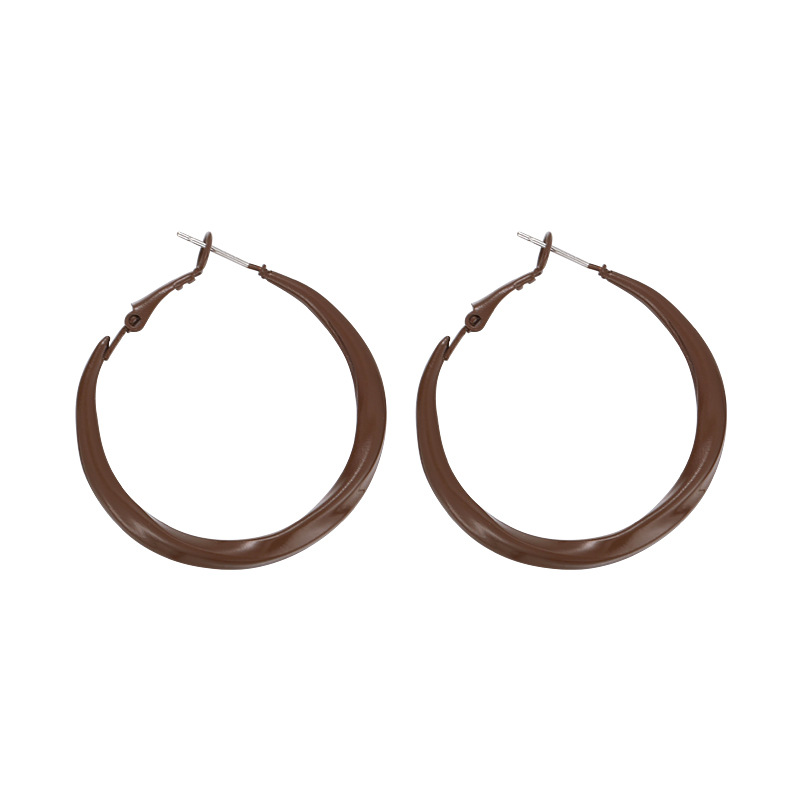 Геометрические серьги-кольца